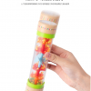 19CM 大木質款塑膠 兔子與熊 雨聲沙筒 maraca(單個裝)