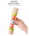 19CM 大木質款塑膠 兔子與熊 雨聲沙筒 maraca(單個裝)