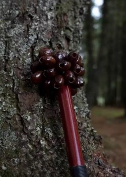 果殼手鈴 木柄 花豆寇 堅果殼 手搖鈴 pala 堅果手鈴