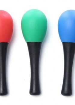 13CM 兒童 塑膠沙錘 maraca (一對)
