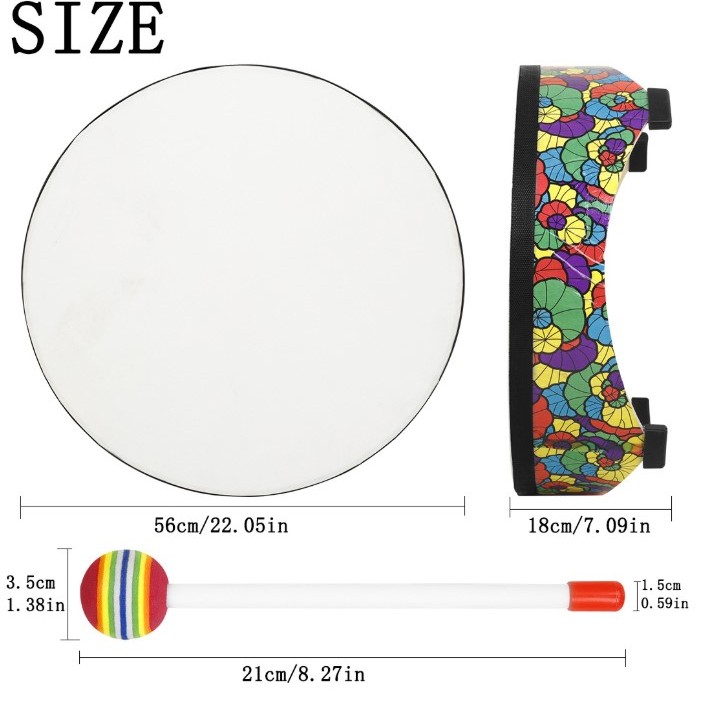 56cm 兒童 高身集合鼓 手敲打擊鼓 兒童大鼓 地鼓