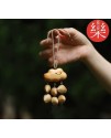 小雲朵 果殼掛鈴 夾竹桃 堅果 手鈴 果殼手搖鈴 小雲朵果殼包鈴