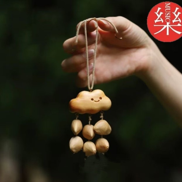 小雲朵 果殼掛鈴 夾竹桃 堅果 手鈴 果殼手搖鈴 小雲朵果殼包鈴
