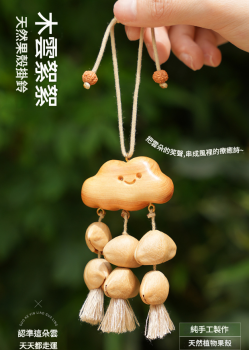 小雲朵 果殼掛鈴 夾竹桃 堅果 手鈴 果殼手搖鈴 小雲朵果殼包鈴