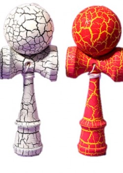 木製技巧球 劍球 劍玉 Kendama 裂紋款 (18CM) KE02
