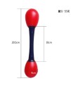 20CM 兒童 雙頭 塑膠沙錘 maraca (單個裝)