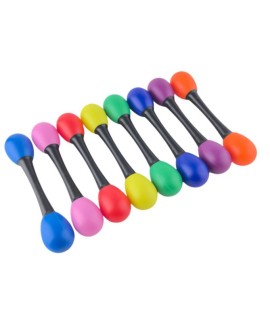 20CM 兒童 雙頭 塑膠沙錘 maraca (單個裝) 20CM 兒童 雙頭 塑膠沙錘 maraca (單個裝)