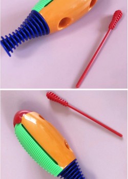 22CM 塑膠 刮筒 蛙鳴筒 刮瓜