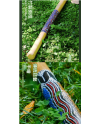 印尼 竹製彩繪 雨棍 彩繪竹雨聲棒 彩繪雨棍 Rainstick (長60CM)