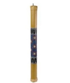 印尼 竹製彩繪 雨棍 彩繪竹雨聲棒 彩繪雨棍 Rainstick (長40CM)