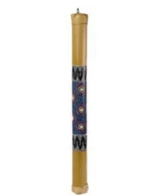 印尼 竹製彩繪 雨棍 彩繪竹雨聲棒 彩繪雨棍 Rainstick (長40CM)