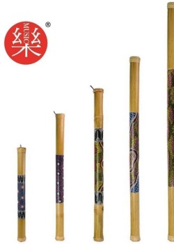 印尼 竹製彩繪 雨棍 彩繪竹雨聲棒 彩繪雨棍 Rainstick (長120CM)