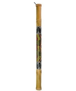 印尼 竹製彩繪 雨棍 彩繪竹雨聲棒 彩繪雨棍 Rainstick (長80CM)