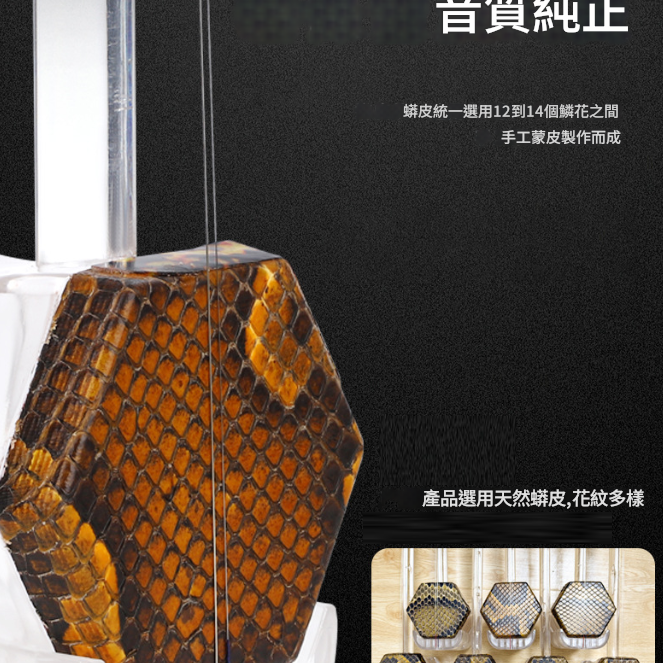 CS 透明樹脂 水晶二胡 08 透明二胡 