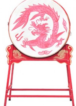 1米 立式戰鼓 龍鼓 連立式鼓架