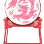 1米 立式戰鼓 龍鼓 連立式鼓架