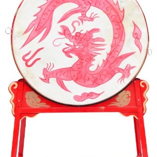 1.2米 立式戰鼓 龍鼓 連立式鼓架