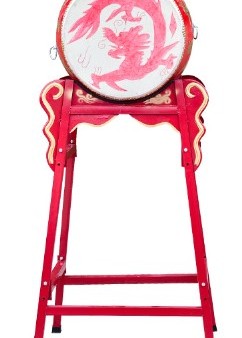 18吋 立式戰鼓 龍鼓 連立式鼓架