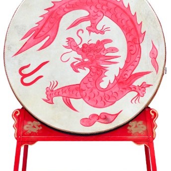 2米 立式戰鼓 龍鼓 連立式鼓架