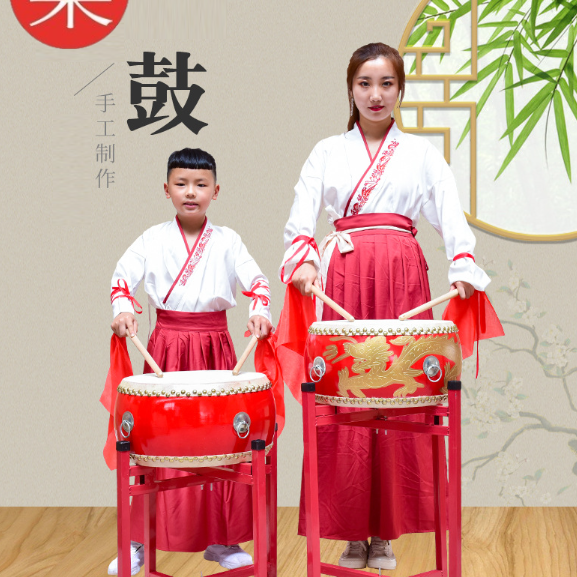 16吋 堂鼓 連成人鼓架