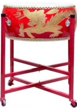 24吋 堂鼓 龍鼓 連成人鼓架