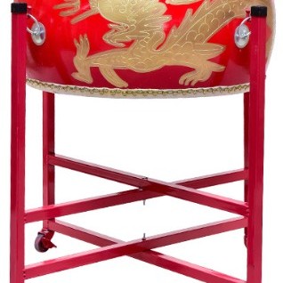 24吋 堂鼓 龍鼓 連成人鼓架