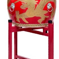16吋 大堂鼓 高邦龍鼓 大鼓龍鼓 連成人鼓架