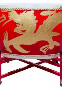 1米 大堂鼓 高邦龍鼓 大鼓龍鼓 連成人鼓架