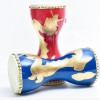 14CM 龍圖案 牛皮胸鼓 曲漾腰鼓 兒童腰鼓