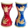 14CM 龍圖案 牛皮胸鼓 曲漾腰鼓 兒童腰鼓