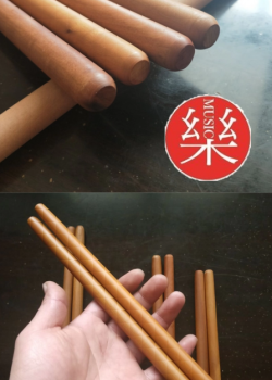 棗木紅心 中國鼓 鼓棒 中號鼓棒 堂鼓 鼓棍 28CM