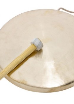 22厘米 低音手鑼 銅鑼 連 鑼錘