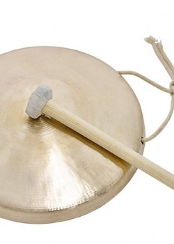 22厘米 低音手鑼 銅鑼 連 鑼錘
