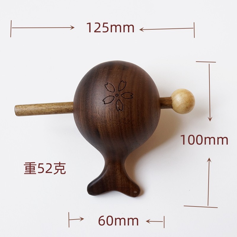 櫸木黑胡桃木 手工木雕 木魚
