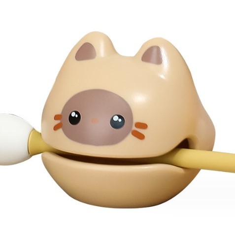 可愛卡通小貓 小狗款 小木魚 一套6款套裝