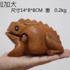 青蛙 手工木雕木魚 (加加大)