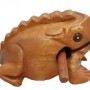青蛙 手工木雕木魚 (大)