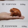青蛙 手工木雕木魚 (小)