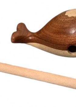 小鯨魚 手工木雕 木魚