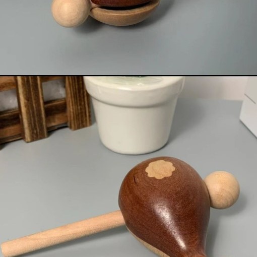 小鯨魚 手工木雕 木魚