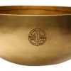 14CM 尼泊爾手工 滿月頌缽 黃銅款 Full Moon Singing Bowl