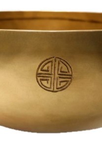 14CM 尼泊爾手工 滿月頌缽 黃銅款 Full Moon Singing Bowl