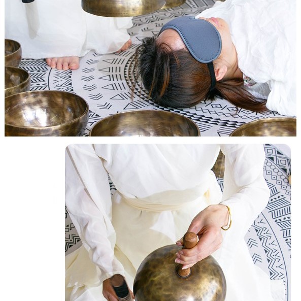 22CM 尼泊爾手工 手持頌缽 手柄款頌缽 Singing Bowl