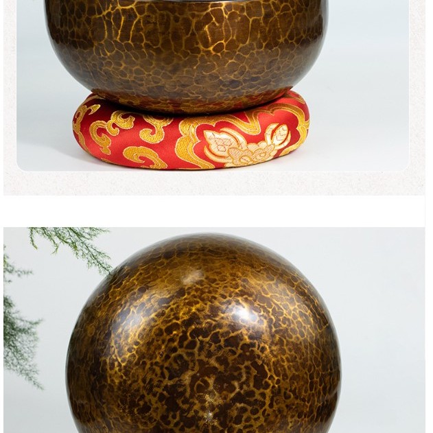 14CM 尼泊爾手工 紫金缽 紫金頌缽 Singing Bowl