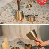 9.8CM 尼泊爾手工 喚醒吊繩缽 手持吊繩缽