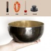 24CM 尼泊爾手工 烏金雙色 滿月頌缽 頌缽 Singing Bowl