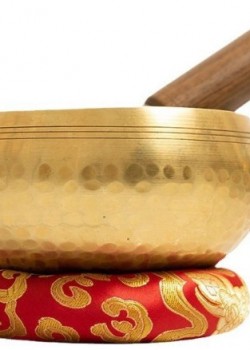 8.5CM 尼泊爾手工 銅磬 頌缽 黃銅款