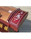貝雕牡丹 古箏