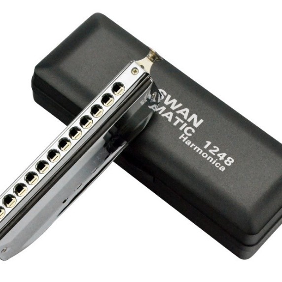 SW1248 天鵝牌12孔48音 半音階口琴 Harmonica