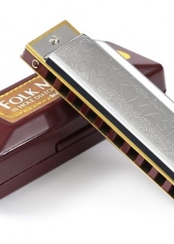 SUZUKI 10孔 藍調口琴 Harmonica